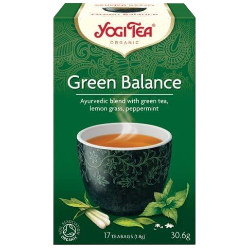 Yogi Tea Био Аюрведичен чай Зелен баланс x 17 пакетчета